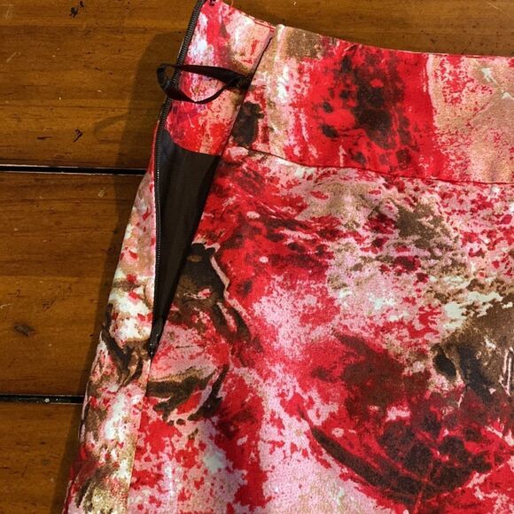 Spanned Fall Autumn Short Ruffled Skirt Size 8 - Picture 6 of 9